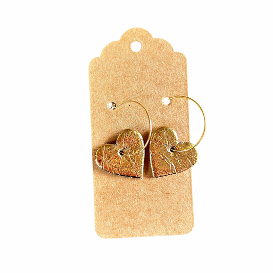 Boucles d’oreilles créoles cœur 31 mai