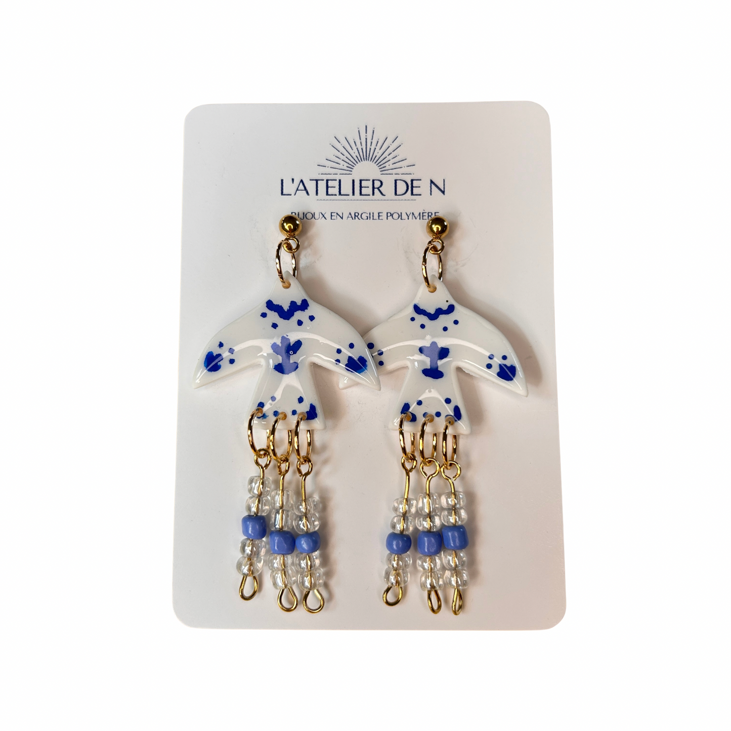 Boucles d’oreilles Santorin L’atelier de N
