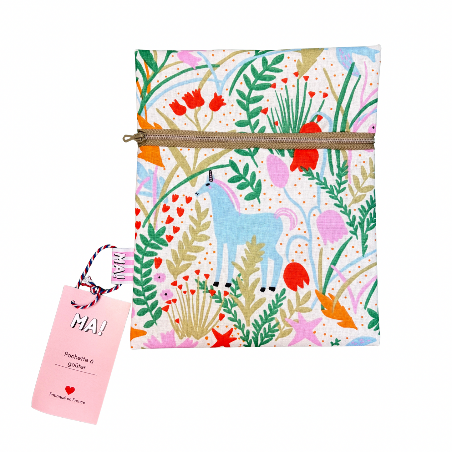 Pochette à Goûter Réutilisable Machatatelier