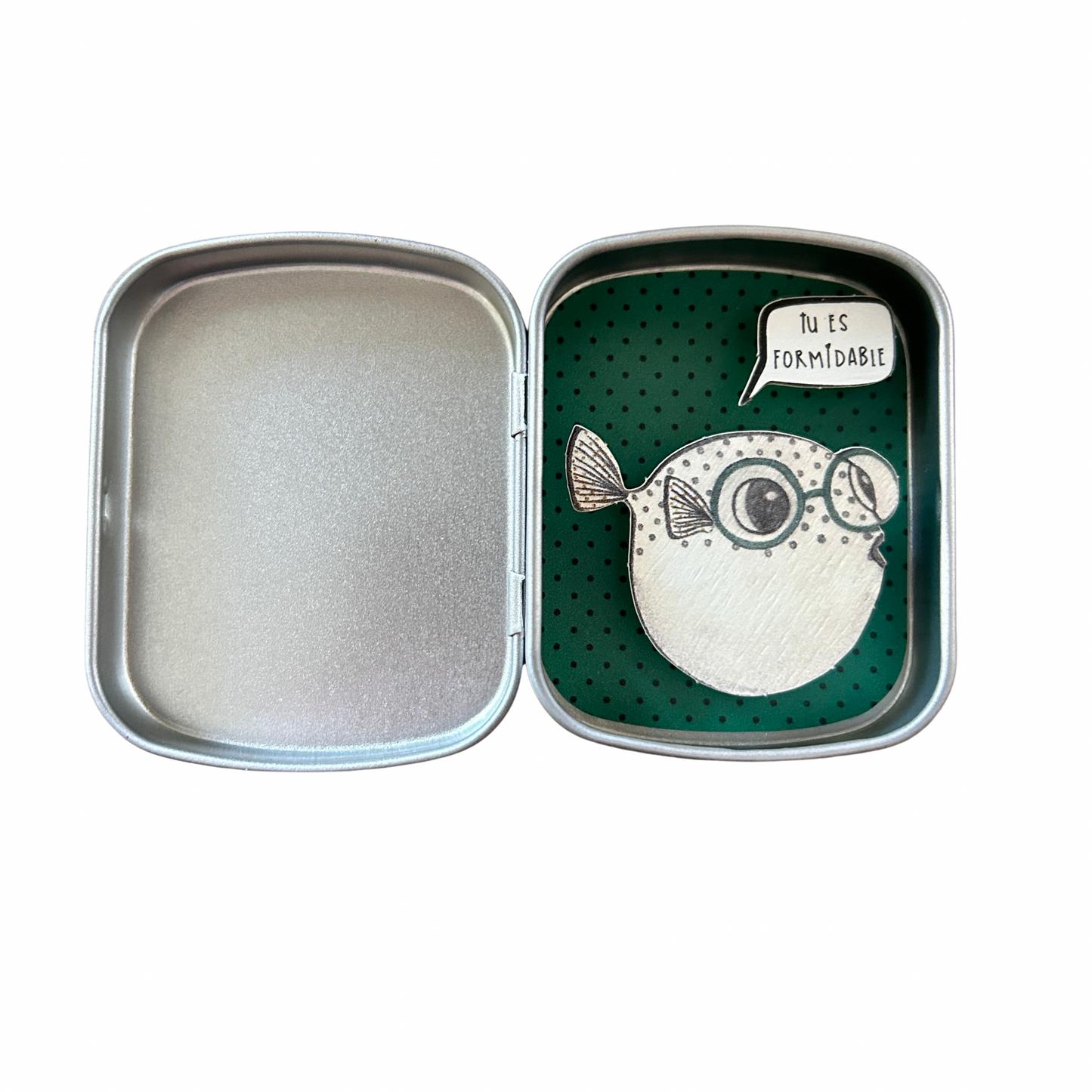 Boîte réconfort minute " tu es formidable " Papier clémentine