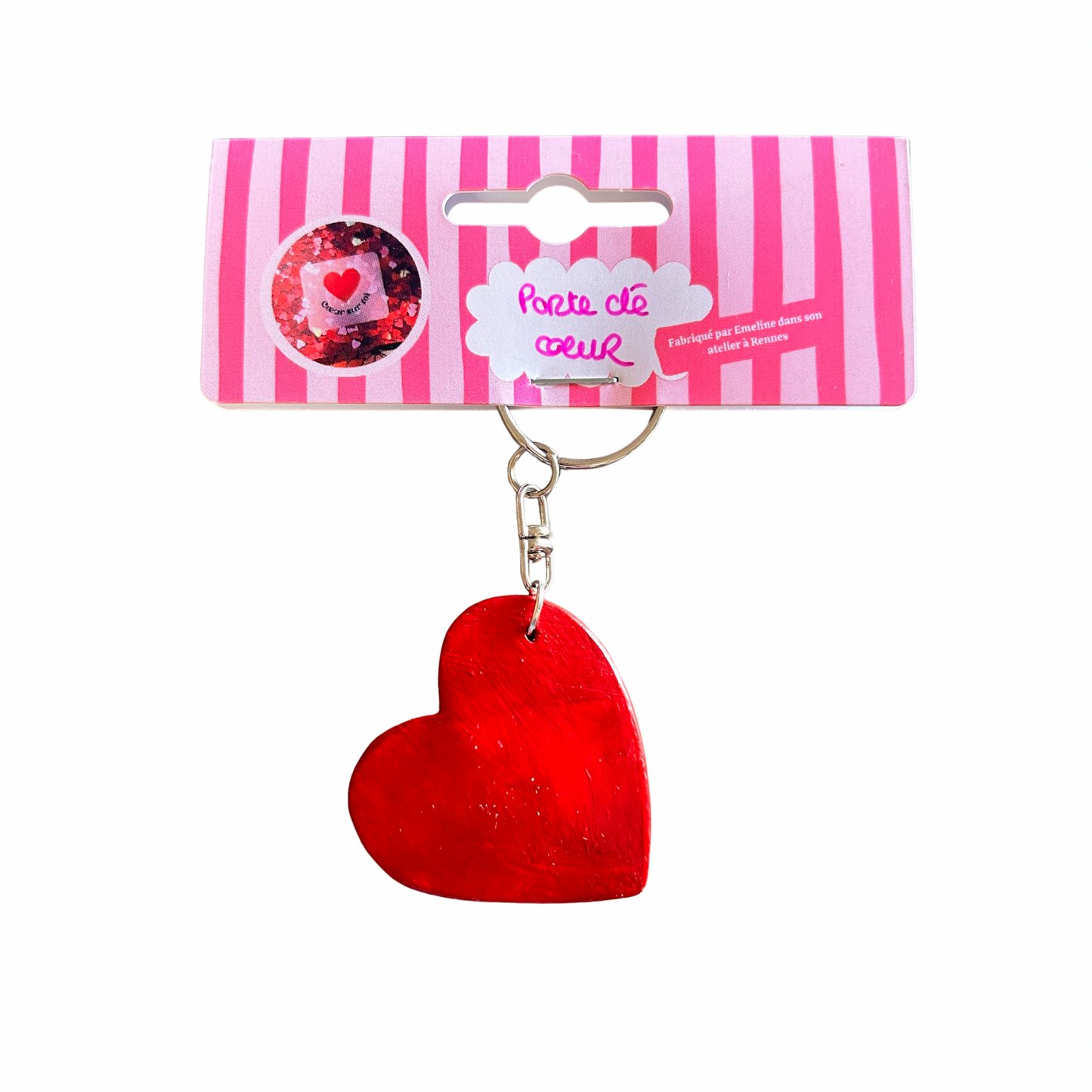 Porte-clés cœur Cœur sur toi