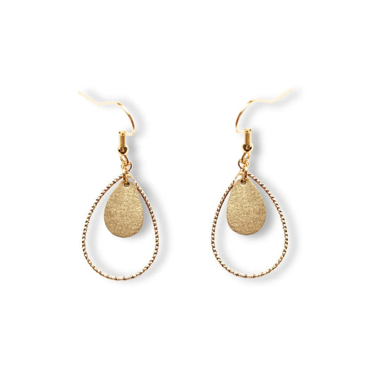 Boucles d’oreilles goutte Jeanne et Jo