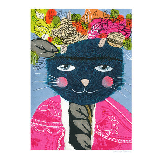 Affiche Chat Frida Julie Deterssac