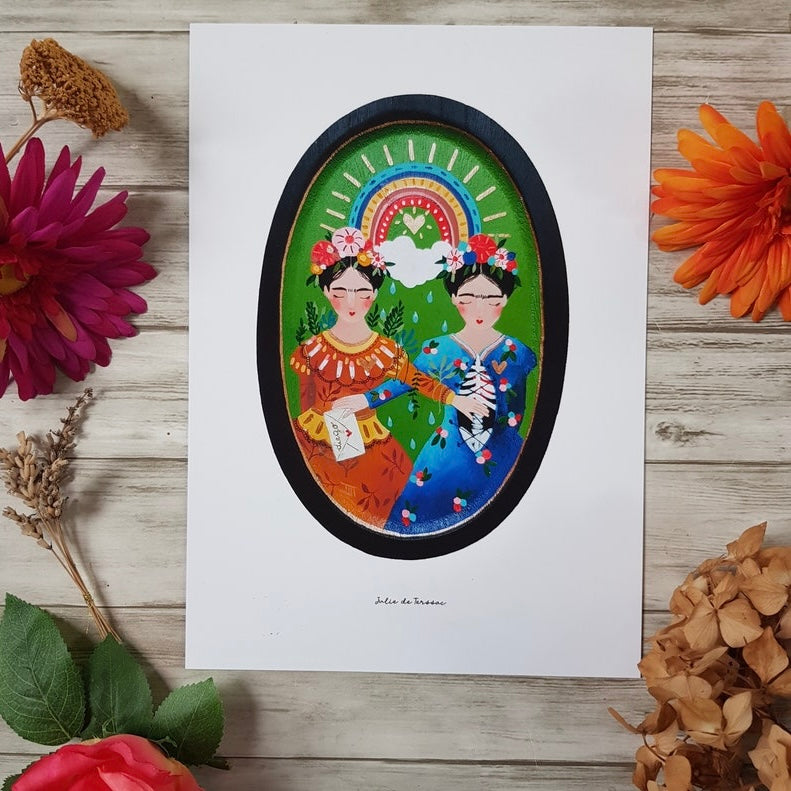 Affiche Duo de Frida Julie Deterssac