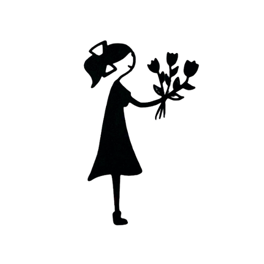 Décoration bouquet de fleurs Filomen 3D