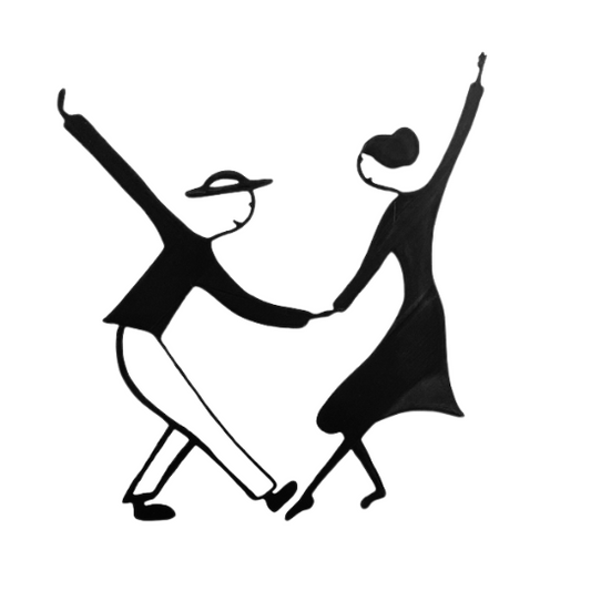 Décoration danseurs swing Filomen 3D