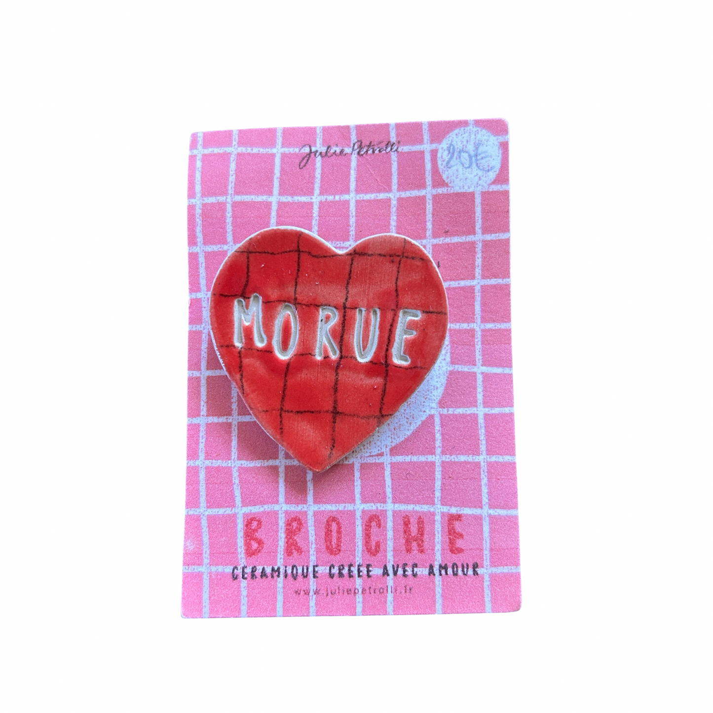 Broche Julie Petrolli