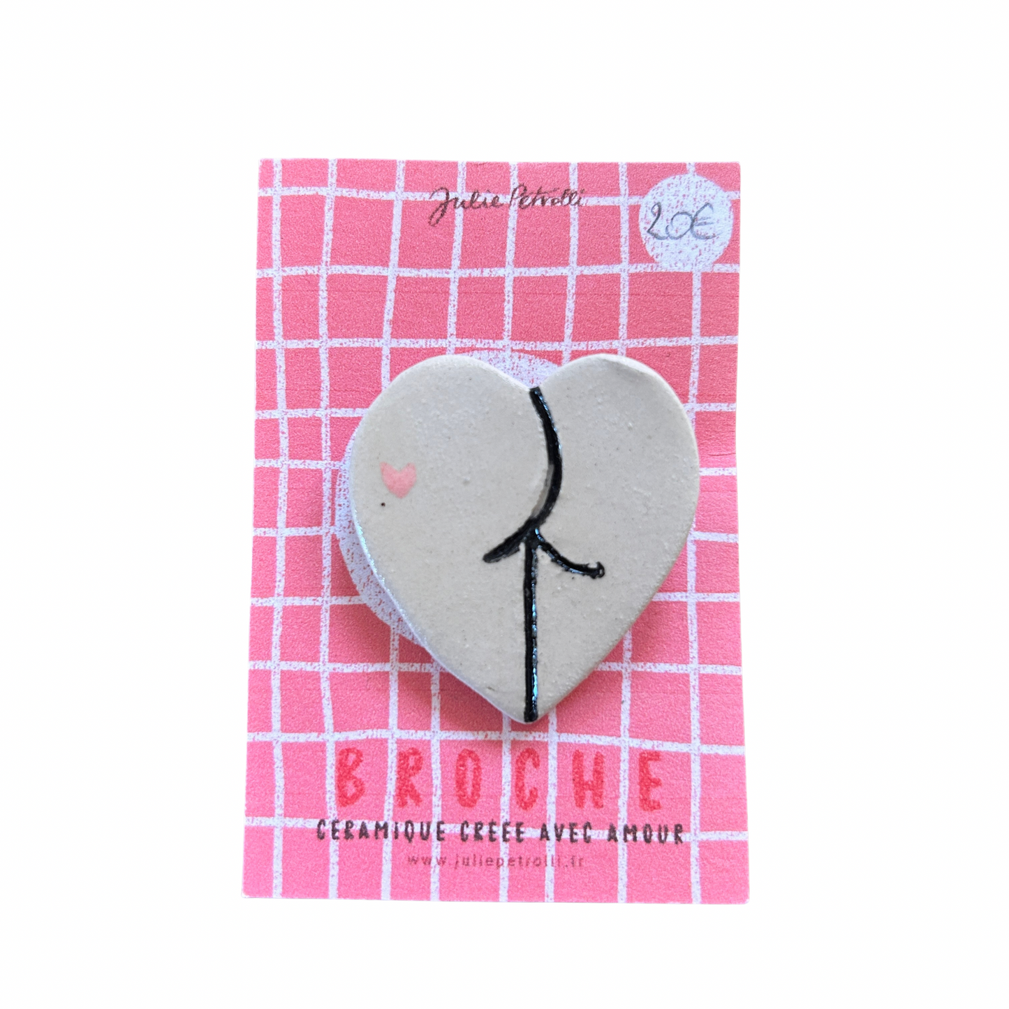 Broche Julie Petrolli