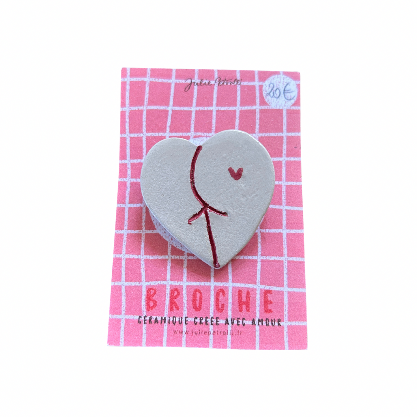 Broche Julie Petrolli