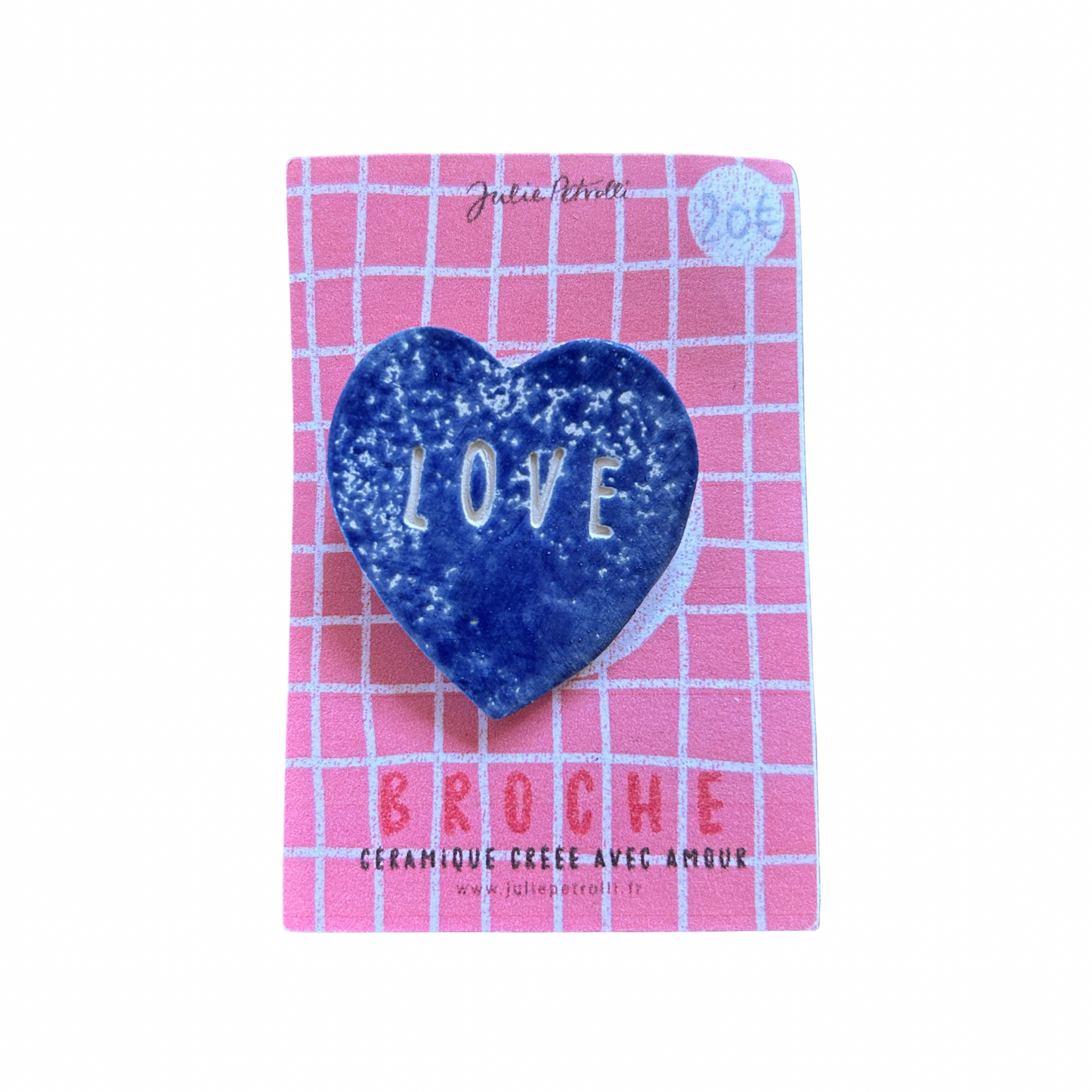 Broche Julie Petrolli