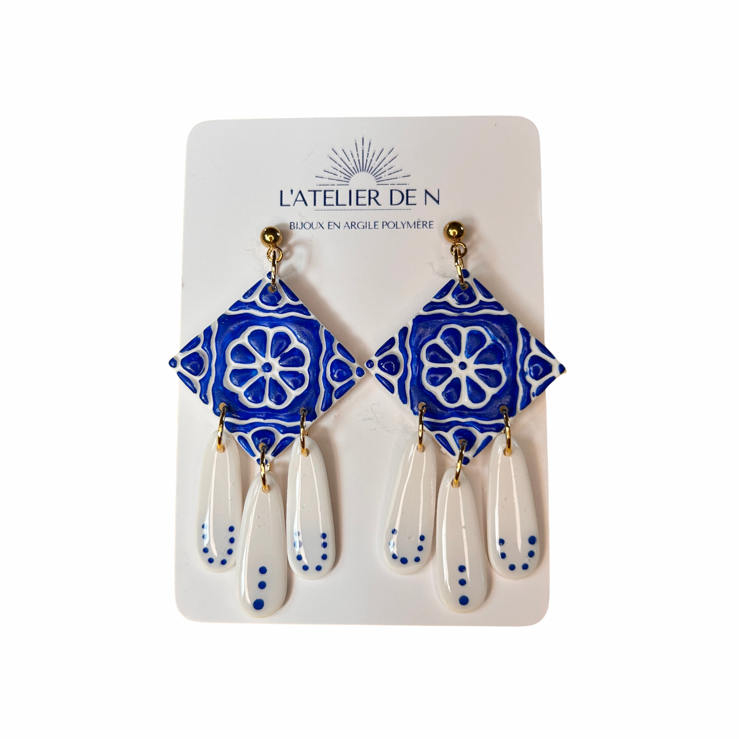 Boucles d’oreilles Athéna L’atelier de N