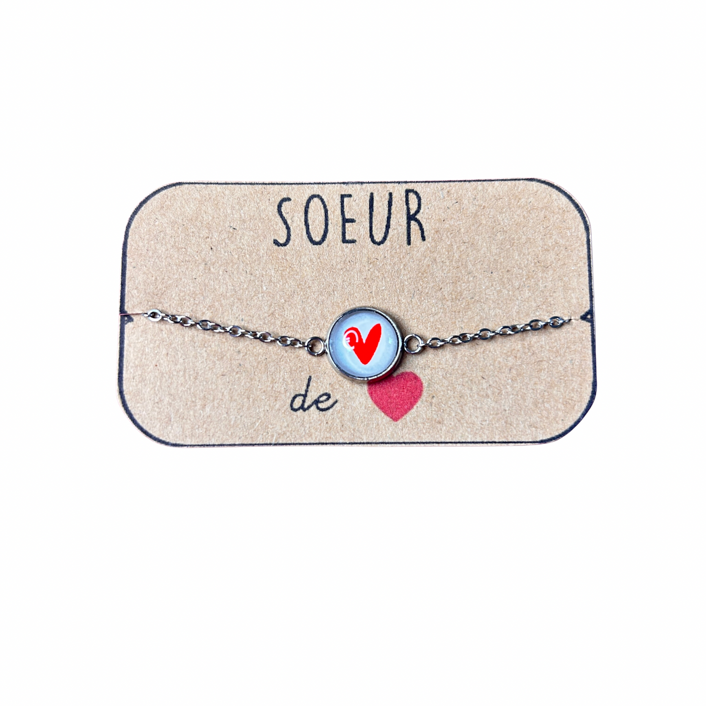 Bracelet cabochon doré Dans l’air du temps