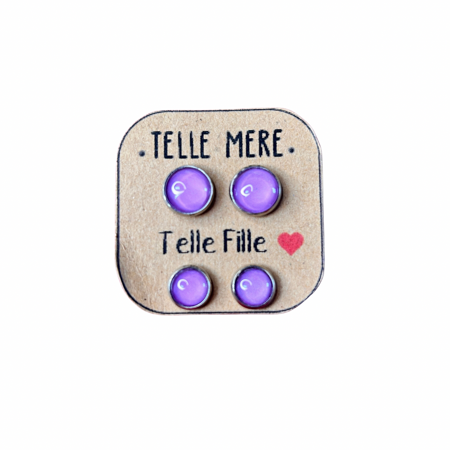 Puces d’oreilles Mère / fille Dans l’air du temps