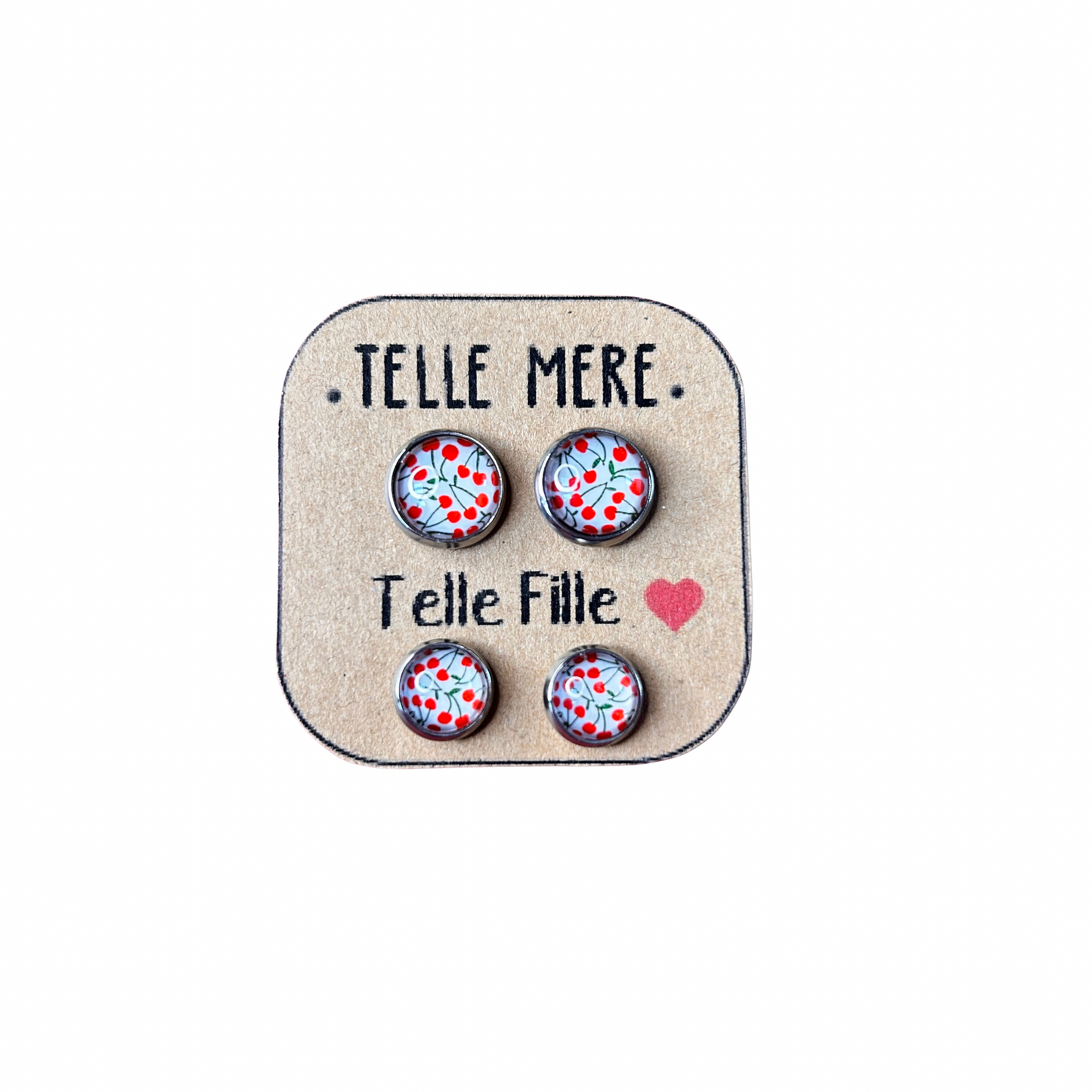 Puces d’oreilles Mère / fille Dans l’air du temps