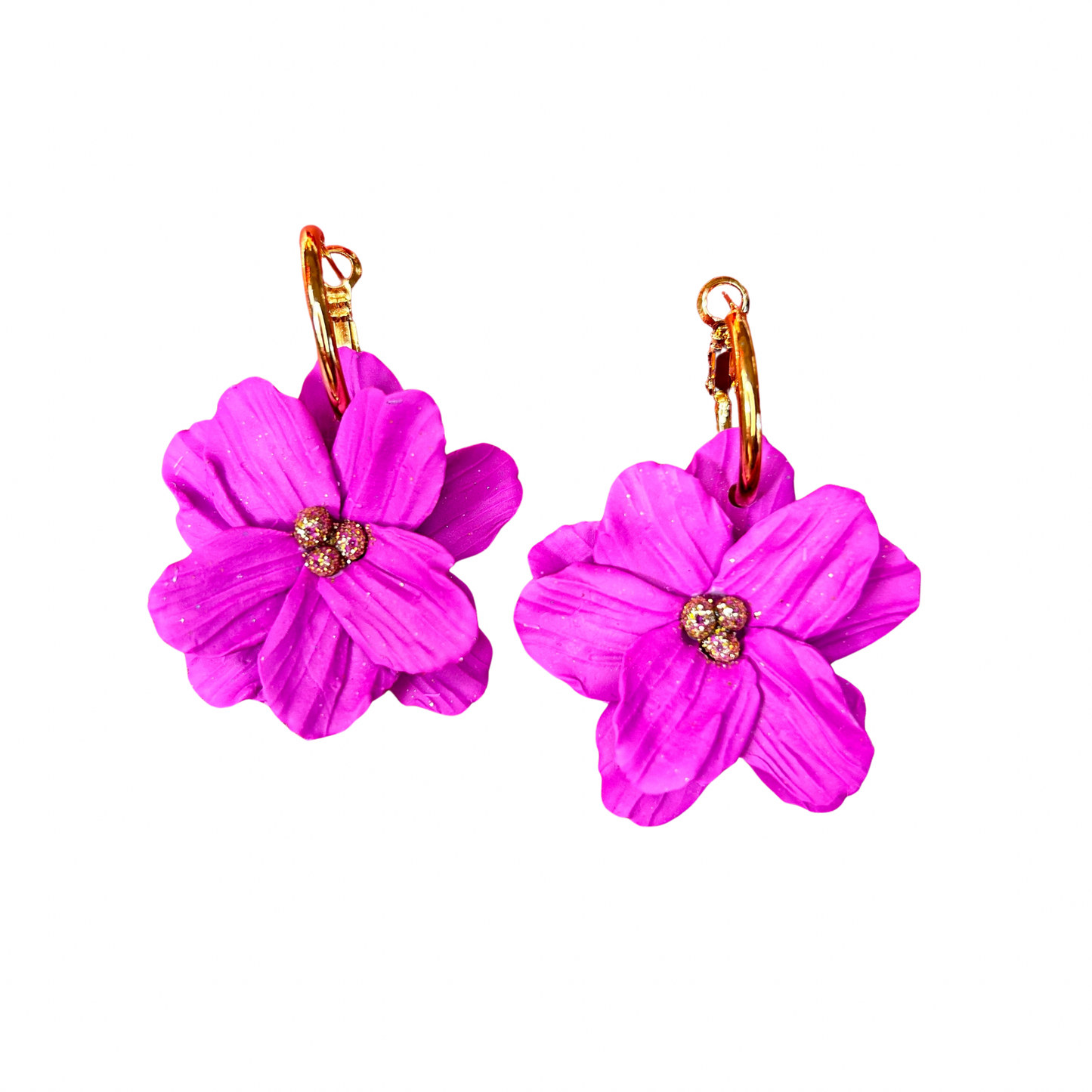 Boucles d’oreilles fleurs Pistil’art