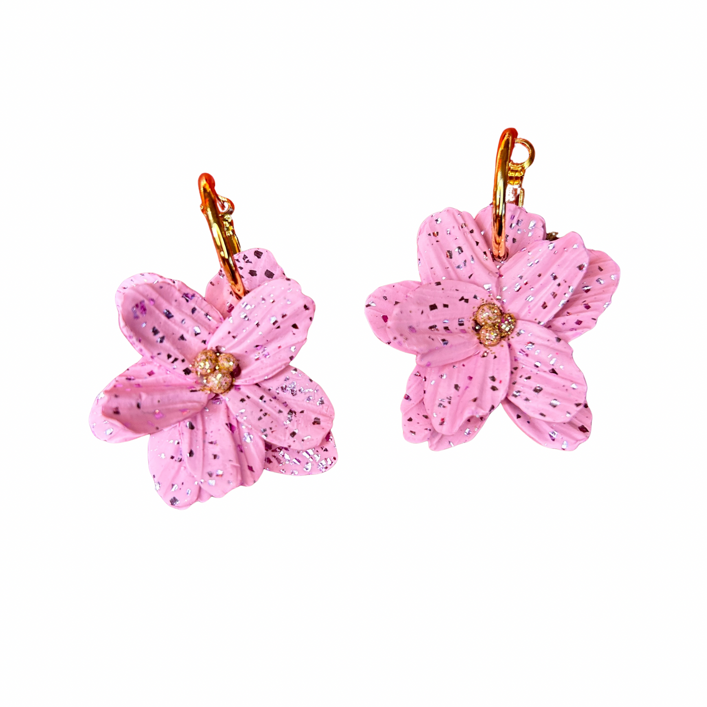 Boucles d’oreilles fleurs Pistil’art