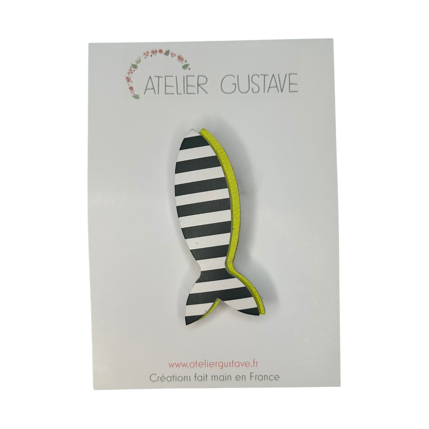 Broche poisson Atelier Gustave