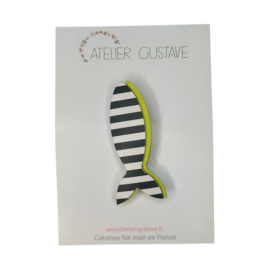 Broche poisson Atelier Gustave
