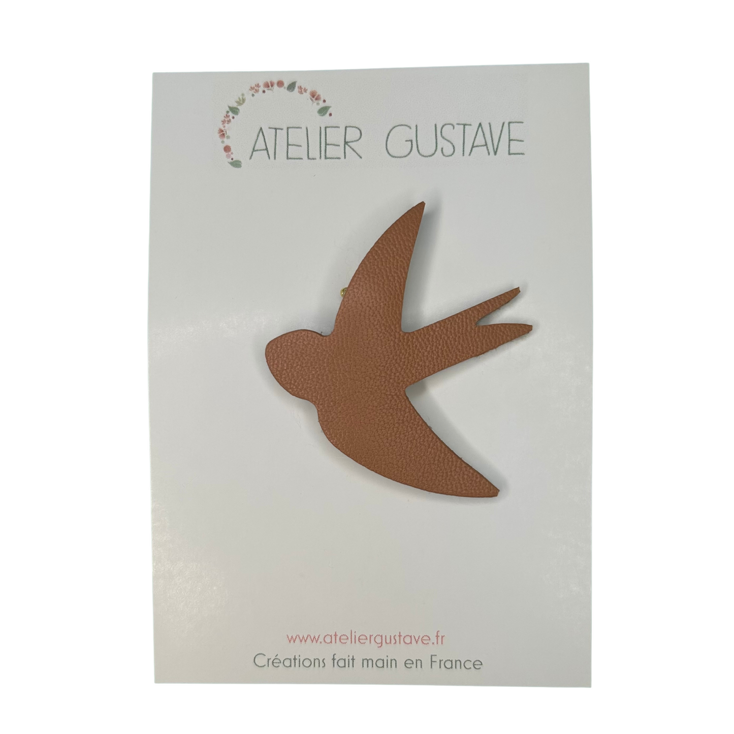 Broche hirondelle Atelier Gustave