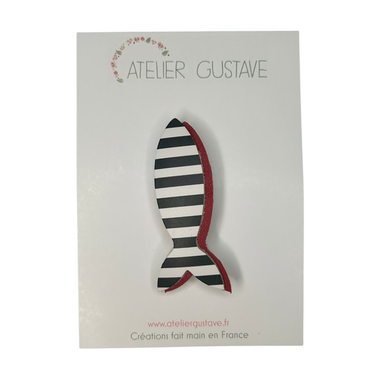 Broche poisson Atelier Gustave