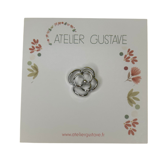 Pin’s rose Atelier Gustave