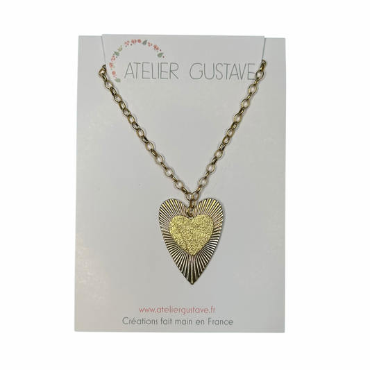 Collier cupidon Atelier Gustave