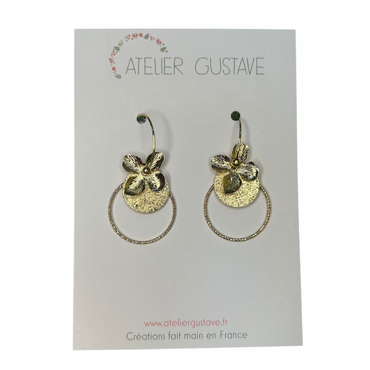 Créoles Rosie Atelier Gustave