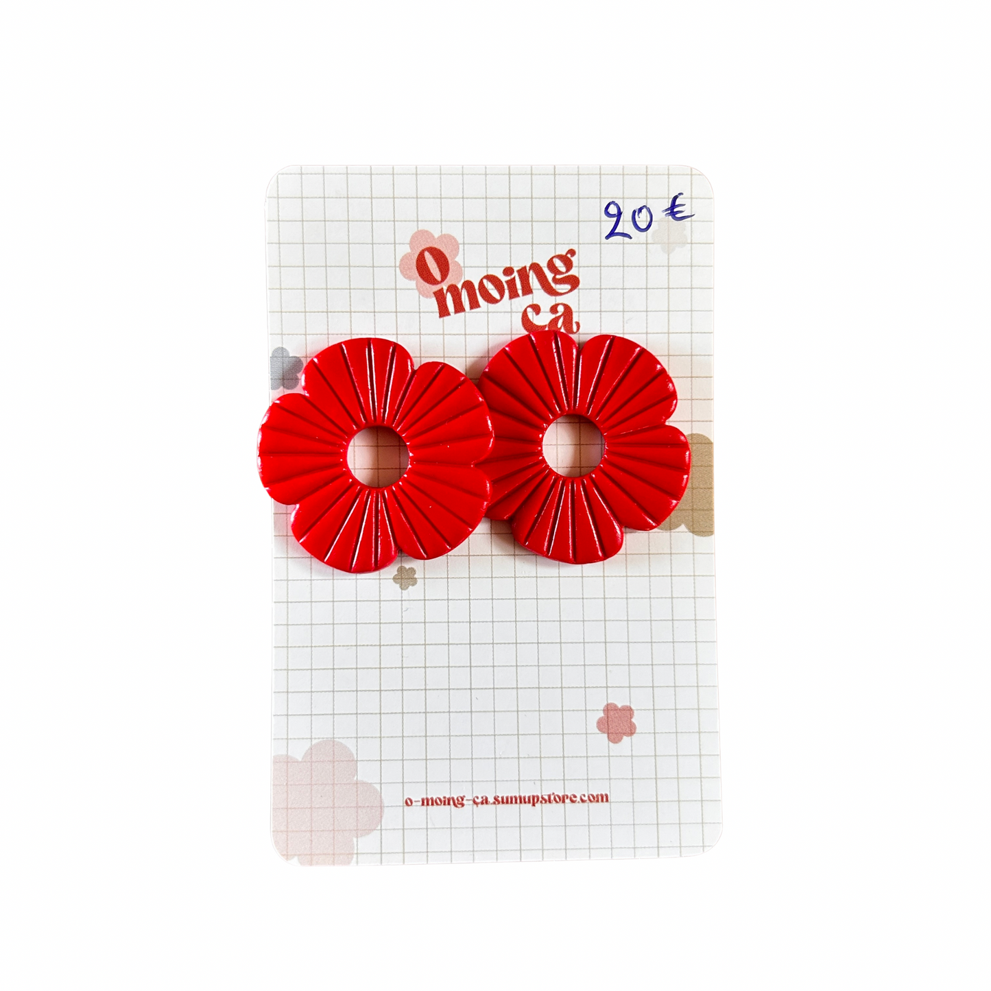 Boucles d’oreilles Fleur ou coquillage O moing ça