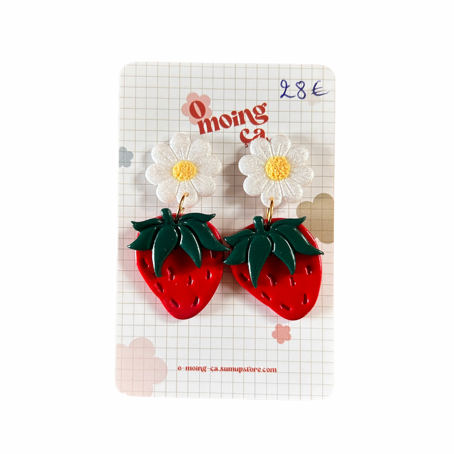 Boucles d’oreilles fruits divers O moing ça