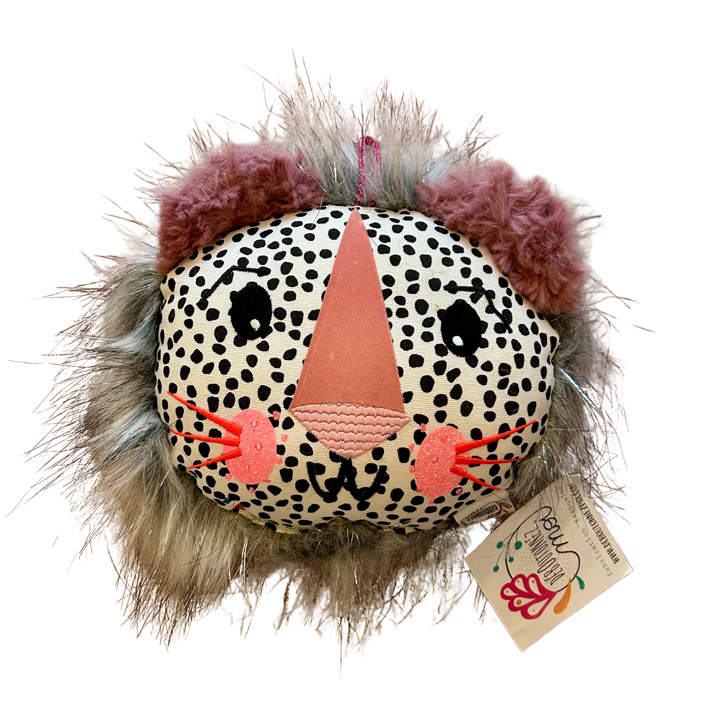 Coussin Lion Déboutonnez-moi