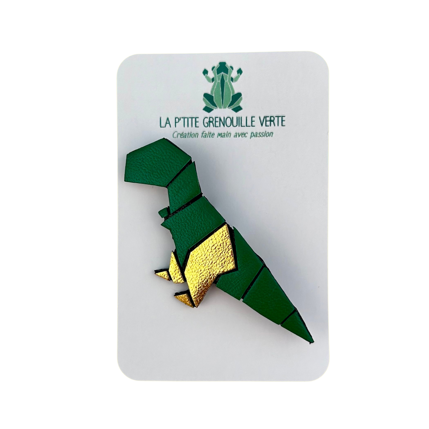 Broche T- rex La p’tite grenouille verte