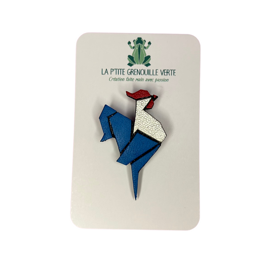 Broche coq La p’tite grenouille verte