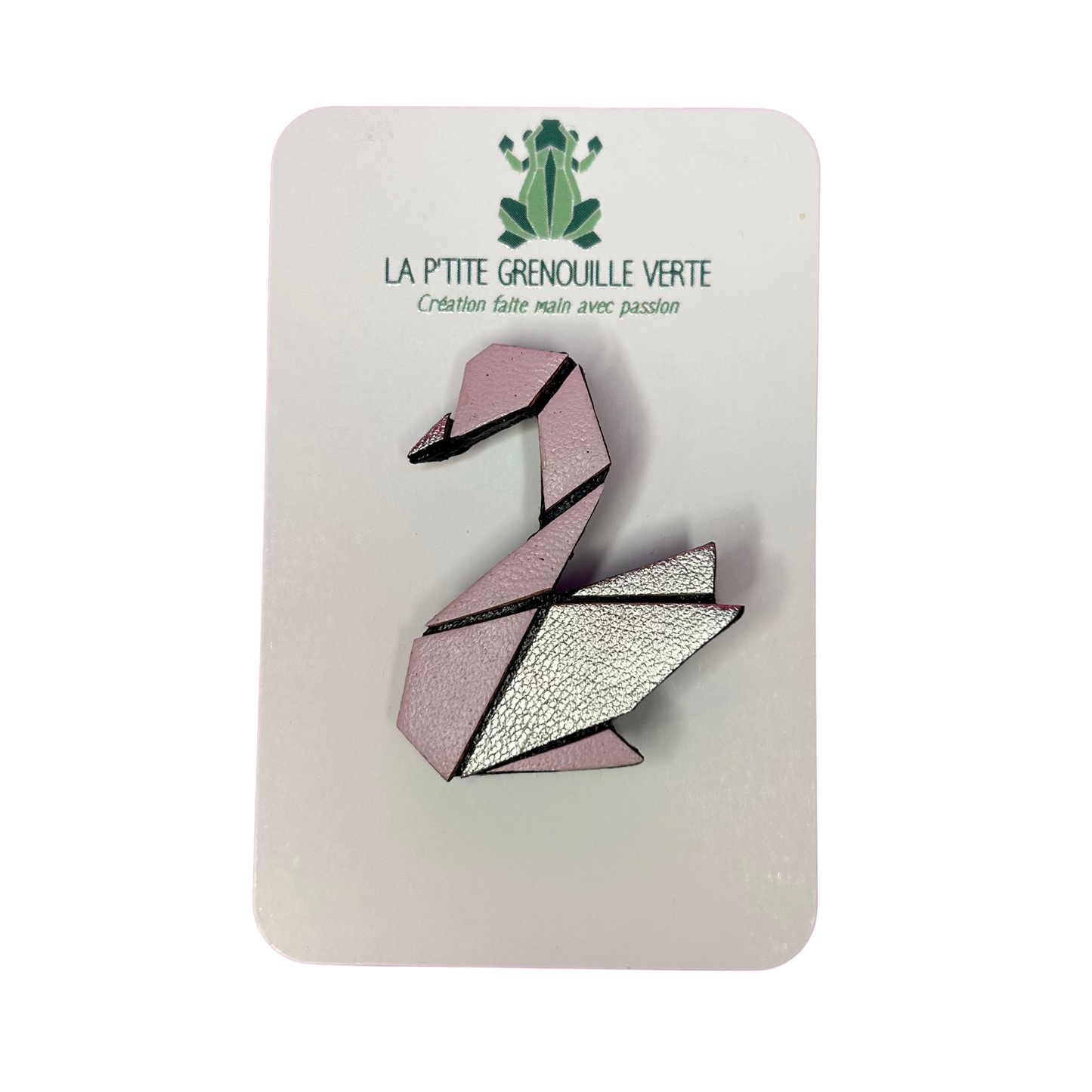 Broche cygne La p’tite grenouille verte