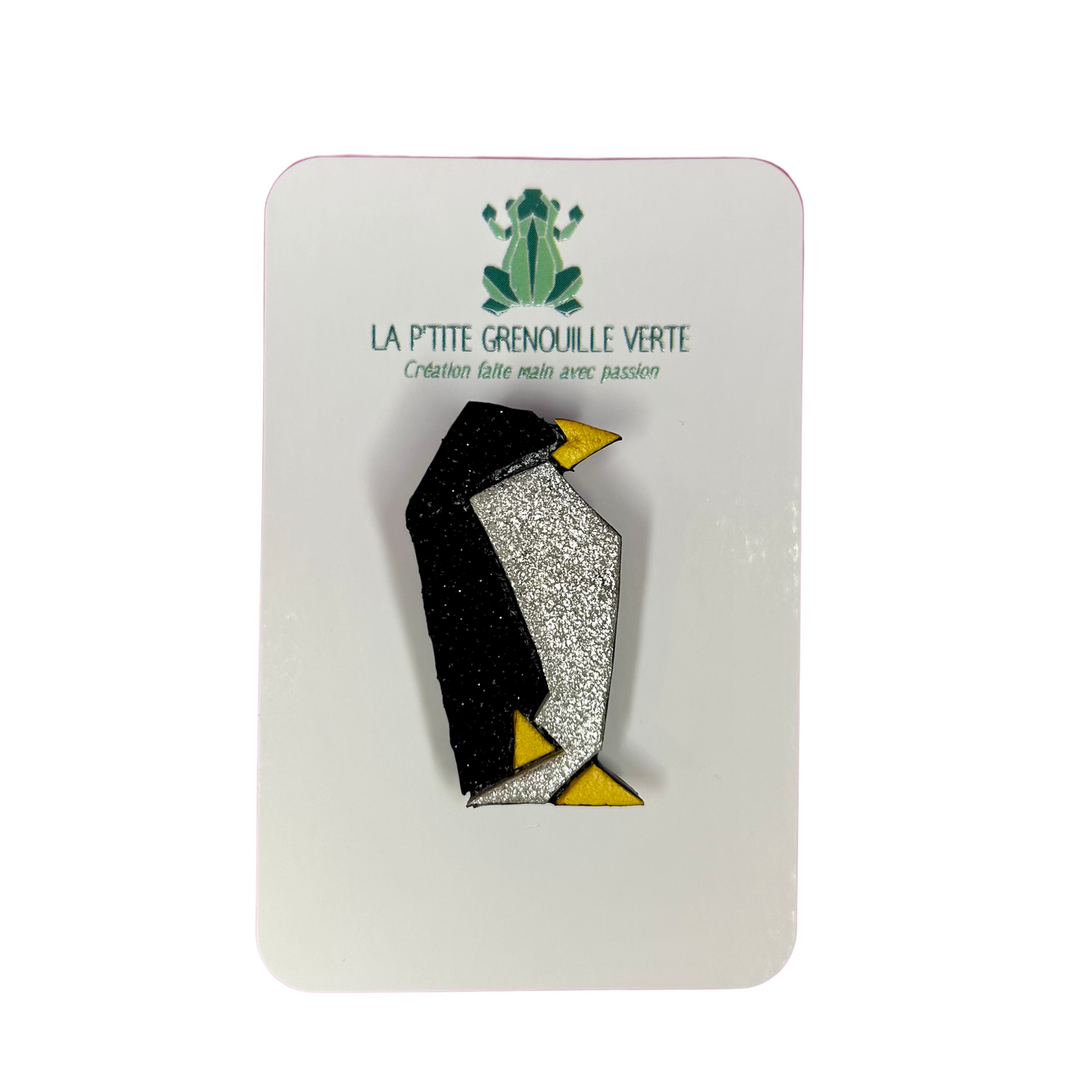 Broche pingouin La p’tite grenouille verte