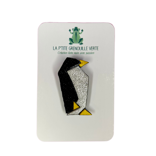 Broche pingouin La p’tite grenouille verte