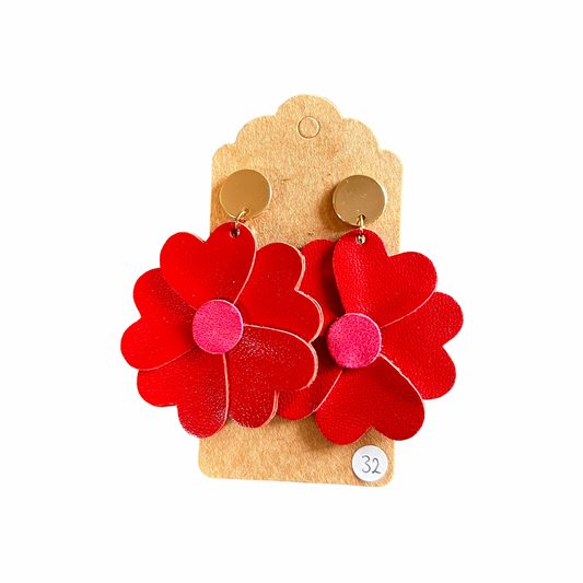 Boucles d’oreilles marguerites 31 mai