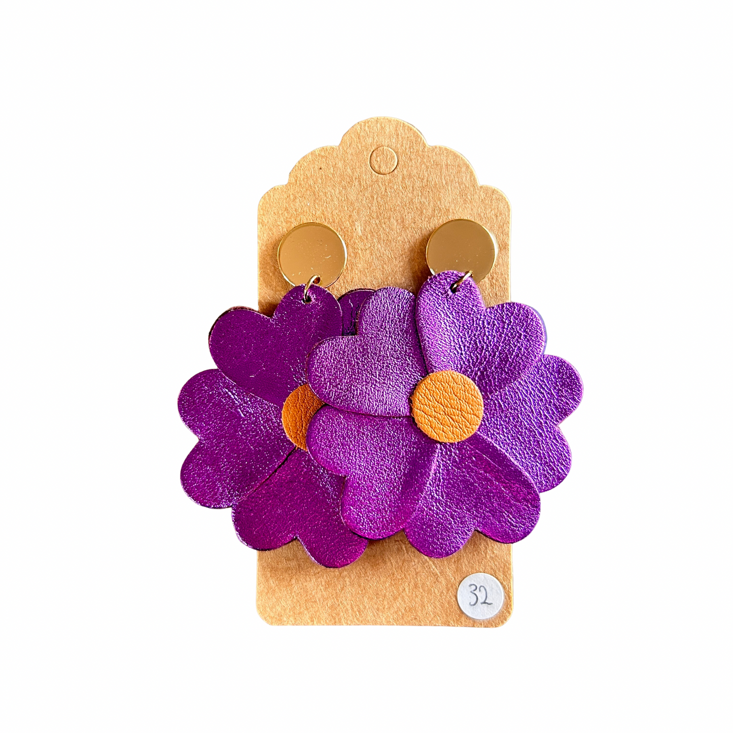 Boucles d’oreilles marguerites 31 mai