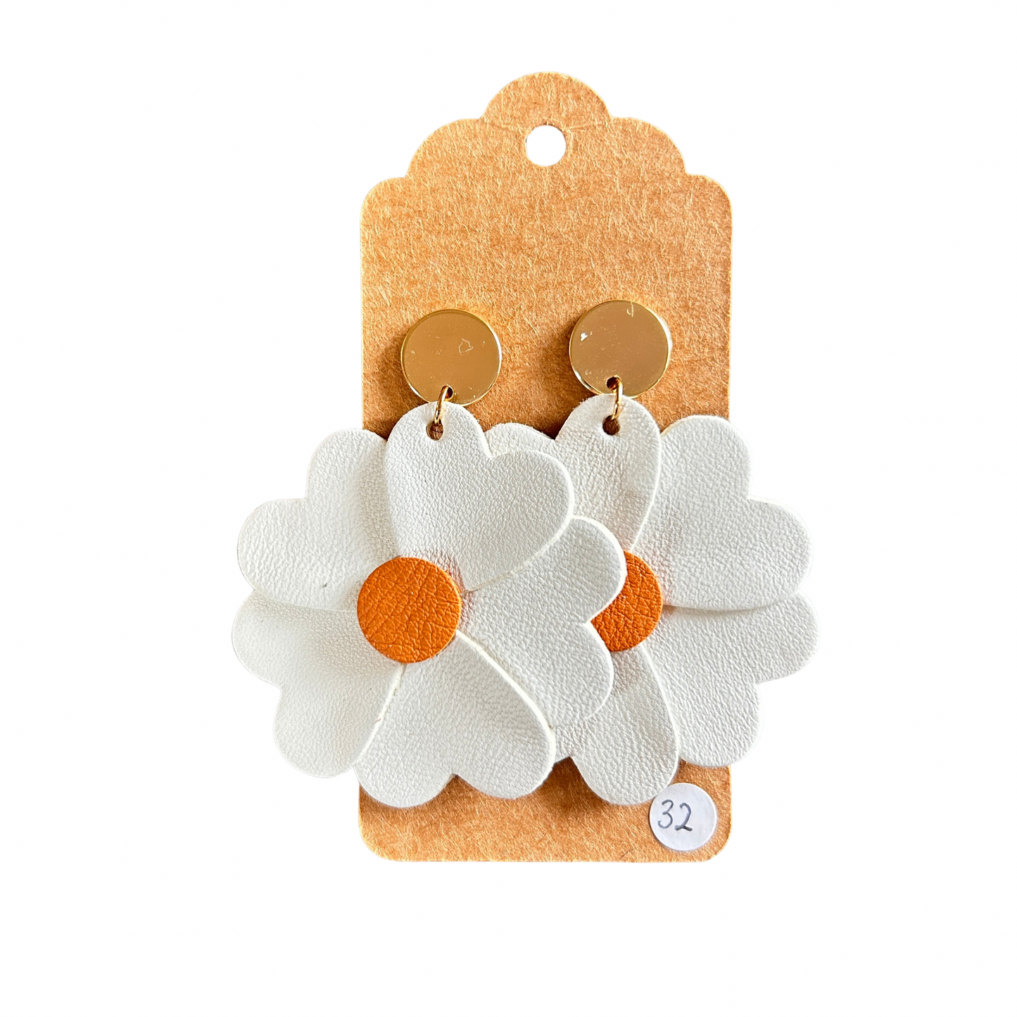 Boucles d’oreilles marguerites 31 mai