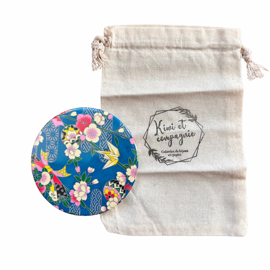 Miroir de poche Kiwi et compagnie