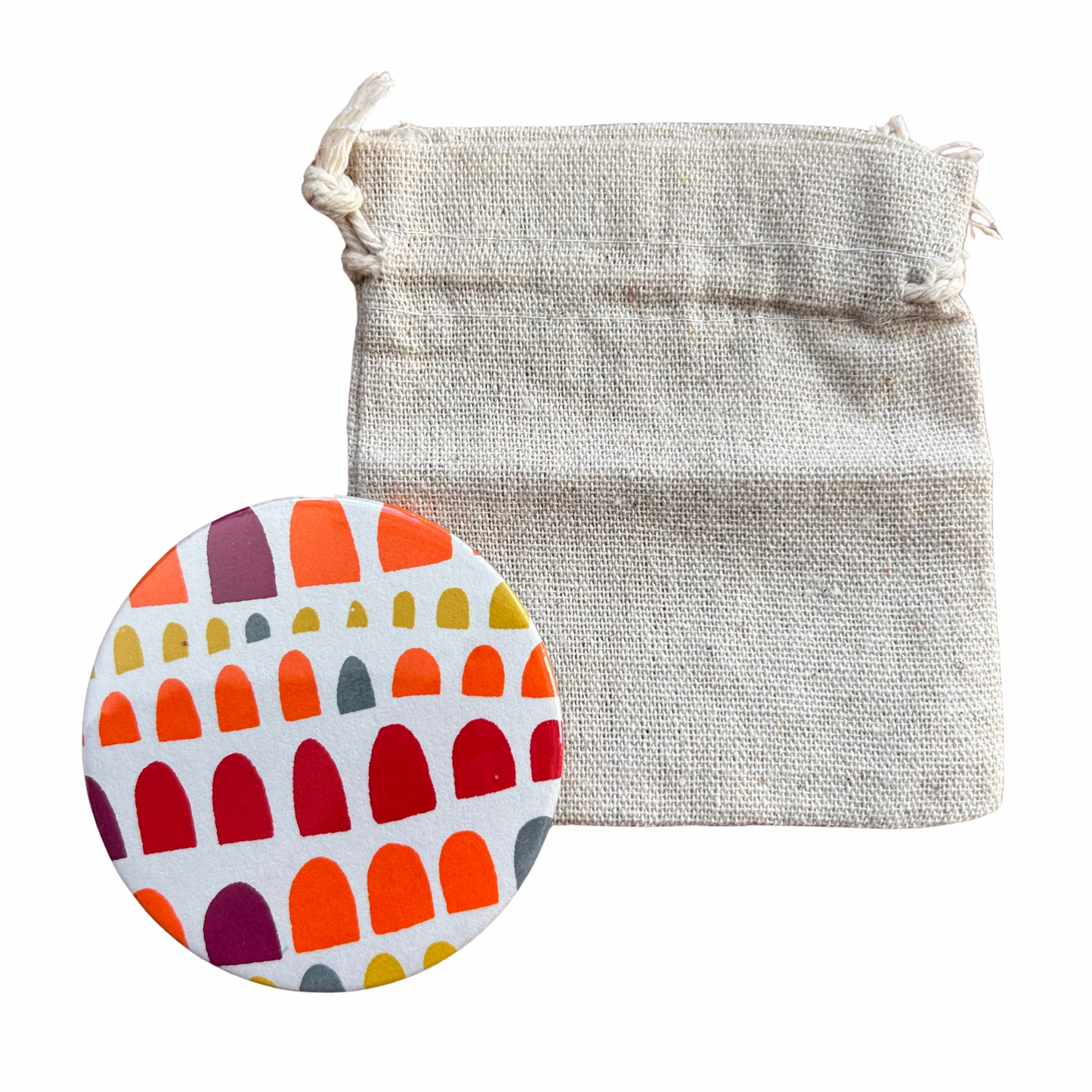 Miroir de poche Kiwi et compagnie