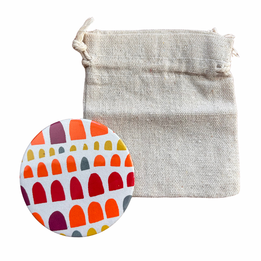 Miroir de poche Kiwi et compagnie