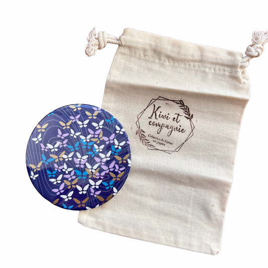 Miroir de poche Kiwi et compagnie