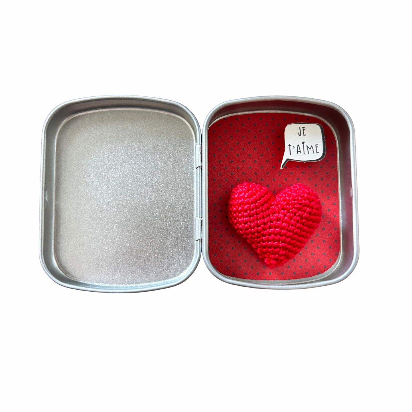 Boîte de réconfort minute " je t’aime " Papier clémentine