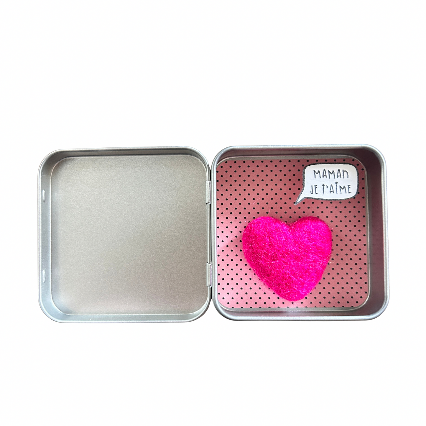 Boîte réconfort minute " maman je t’aime " Papier clémentine
