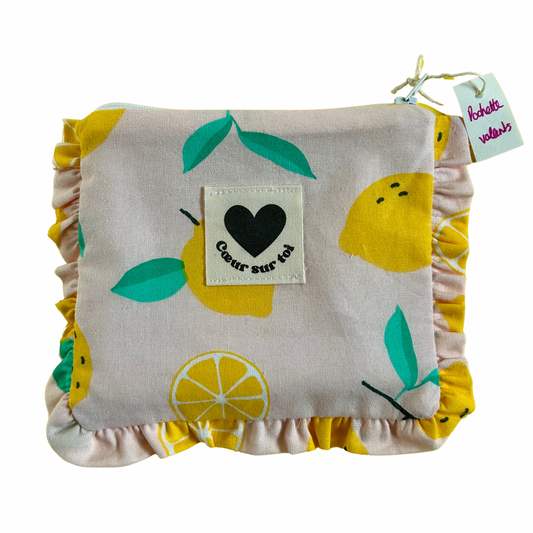 Pochette à volants Cœur sur toi