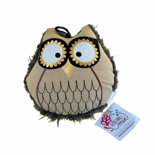 Coussin Bébé chouette Déboutonnez - moi