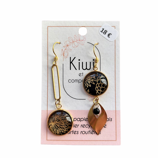 Boucles d’oreilles Kiwi et compagnie