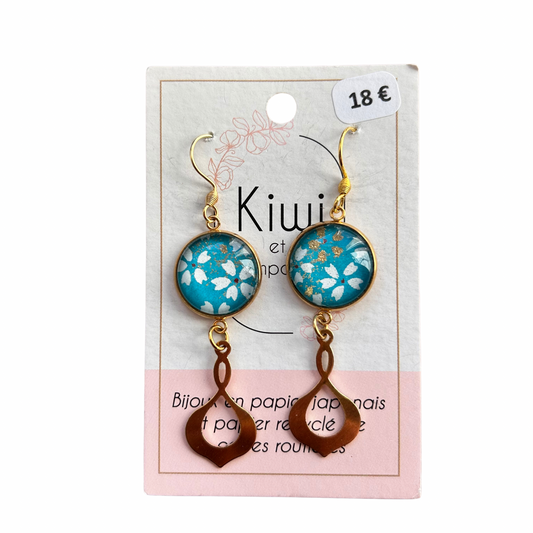 Boucles d’oreilles Kiwi et compagnie