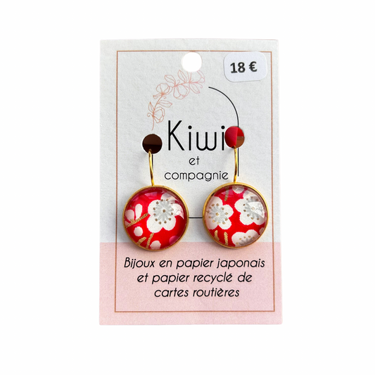 Boucles d’oreilles Kiwi et compagnie