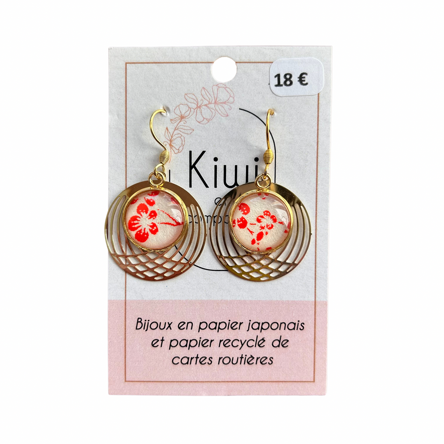 Boucles d’oreilles Kiwi et compagnie